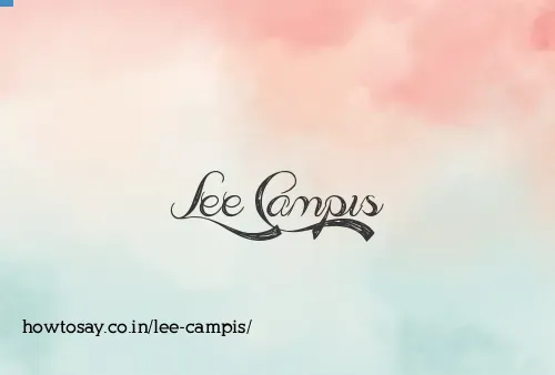 Lee Campis