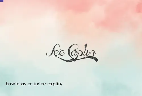 Lee Caplin