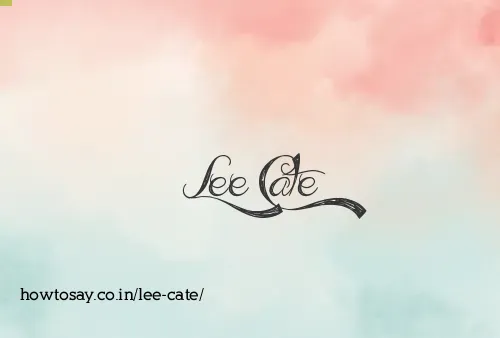 Lee Cate