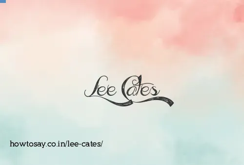 Lee Cates