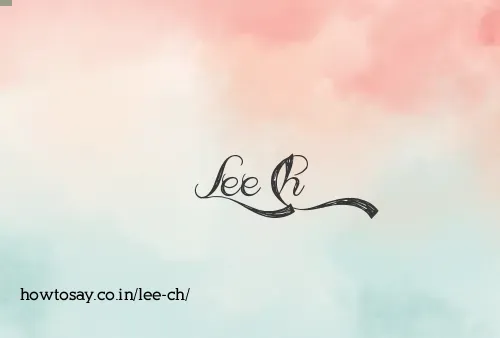 Lee Ch