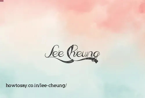 Lee Cheung