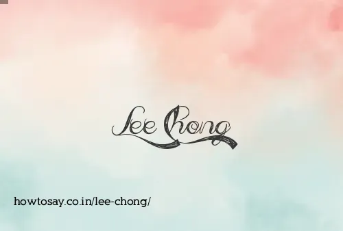 Lee Chong