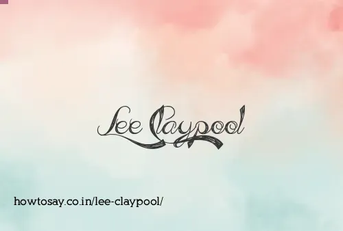 Lee Claypool