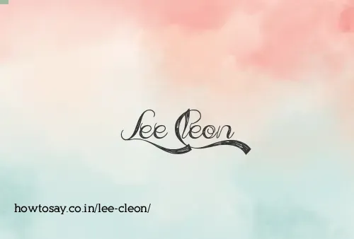 Lee Cleon