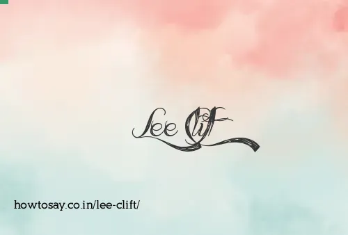 Lee Clift
