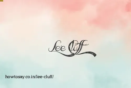 Lee Cluff