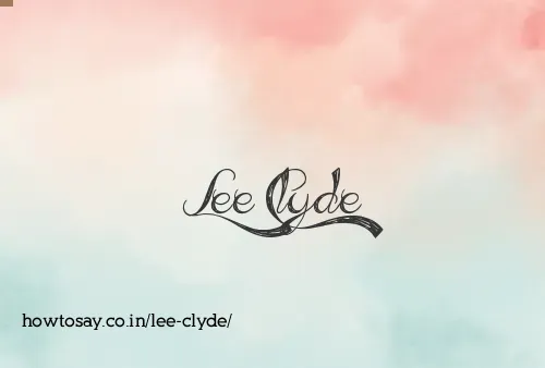 Lee Clyde