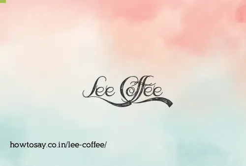 Lee Coffee