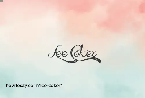 Lee Coker