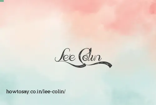 Lee Colin