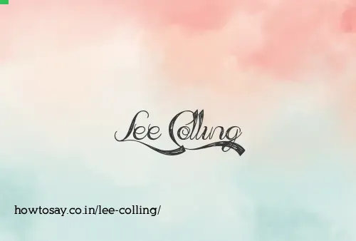Lee Colling