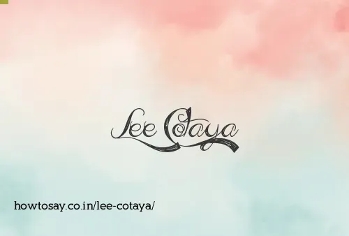 Lee Cotaya