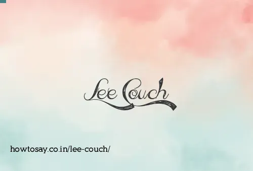 Lee Couch
