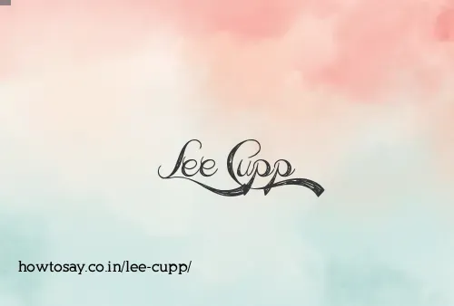 Lee Cupp