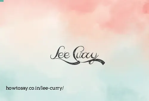 Lee Curry