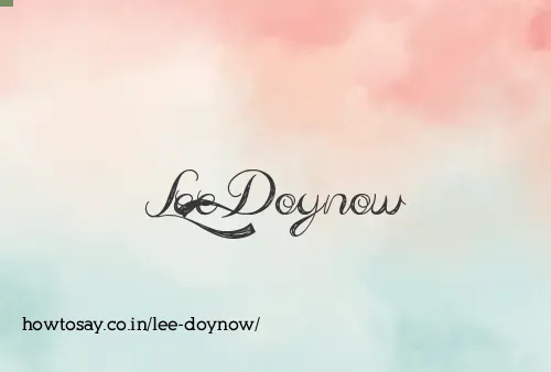 Lee Doynow