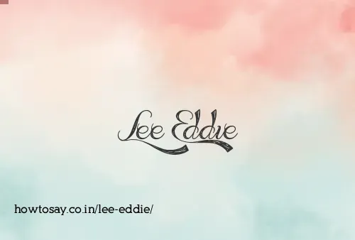 Lee Eddie