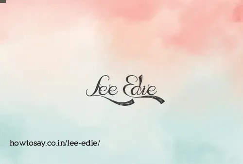 Lee Edie
