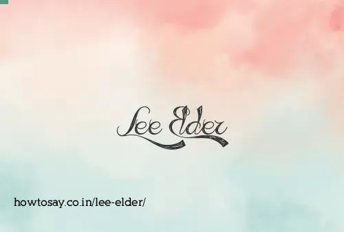 Lee Elder