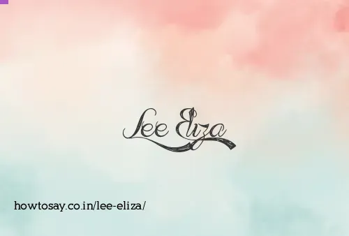 Lee Eliza