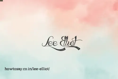 Lee Elliot