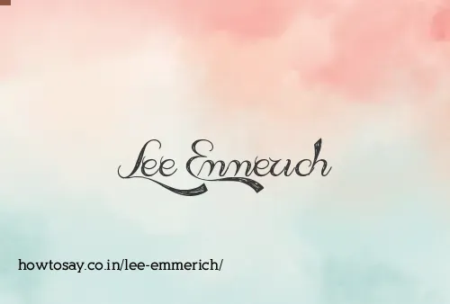 Lee Emmerich