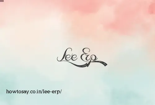 Lee Erp