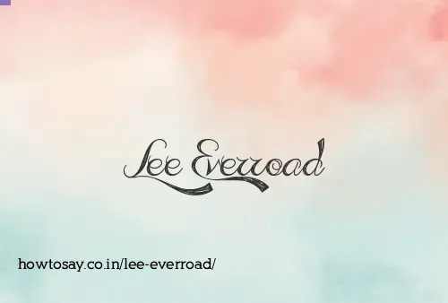 Lee Everroad