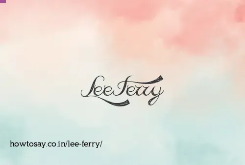 Lee Ferry