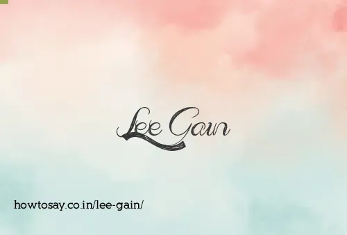 Lee Gain