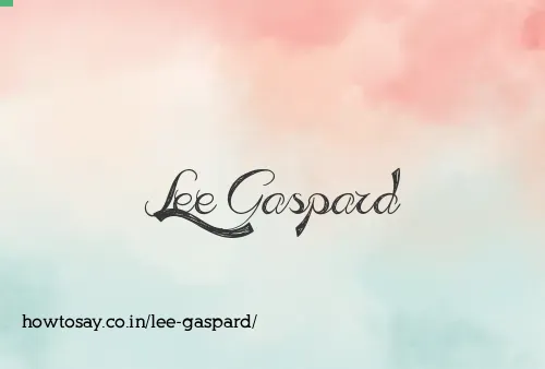 Lee Gaspard