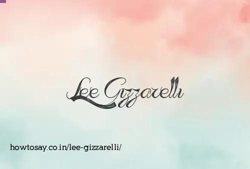 Lee Gizzarelli