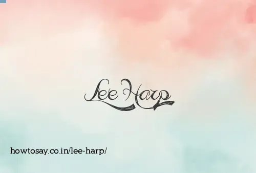 Lee Harp