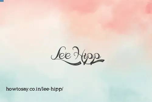 Lee Hipp