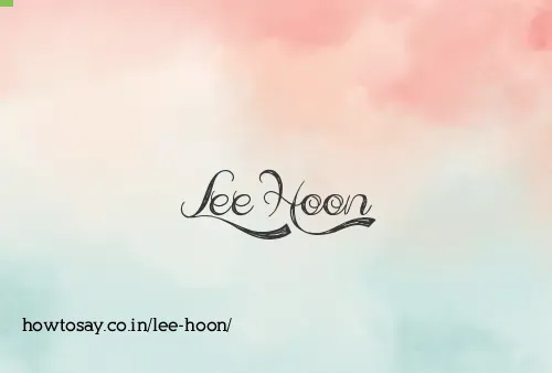 Lee Hoon