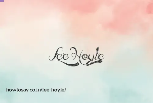 Lee Hoyle