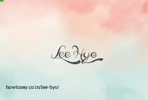 Lee Hyo