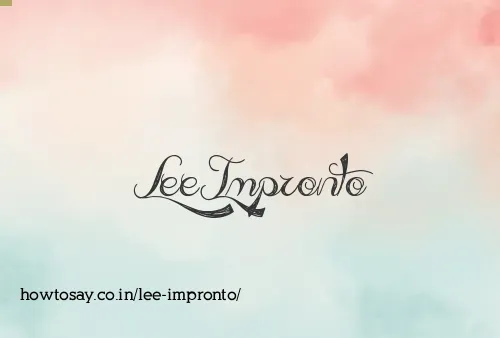 Lee Impronto