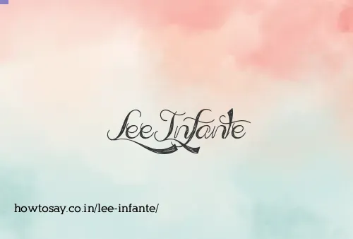 Lee Infante