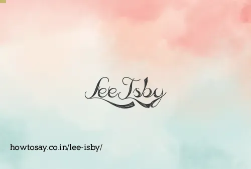 Lee Isby