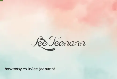 Lee Jeanann