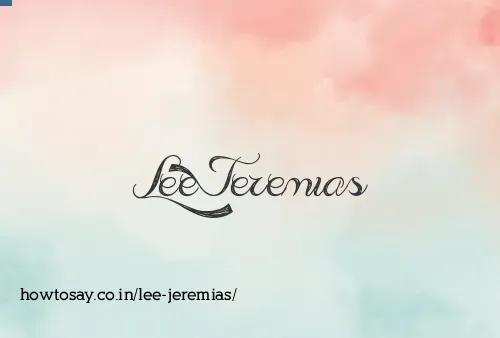 Lee Jeremias