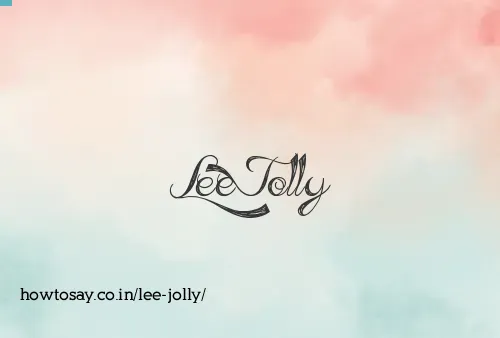 Lee Jolly