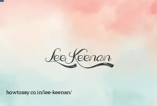 Lee Keenan