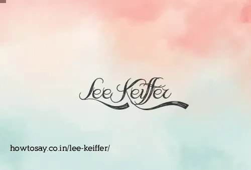 Lee Keiffer