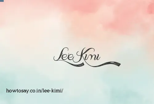 Lee Kimi