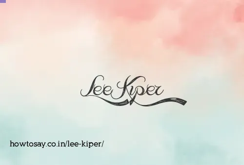 Lee Kiper