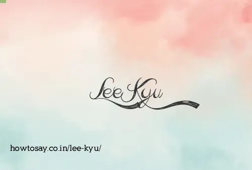 Lee Kyu