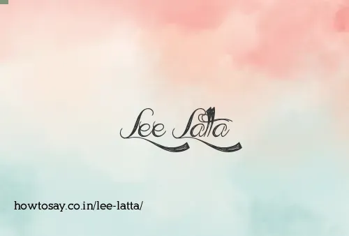 Lee Latta
